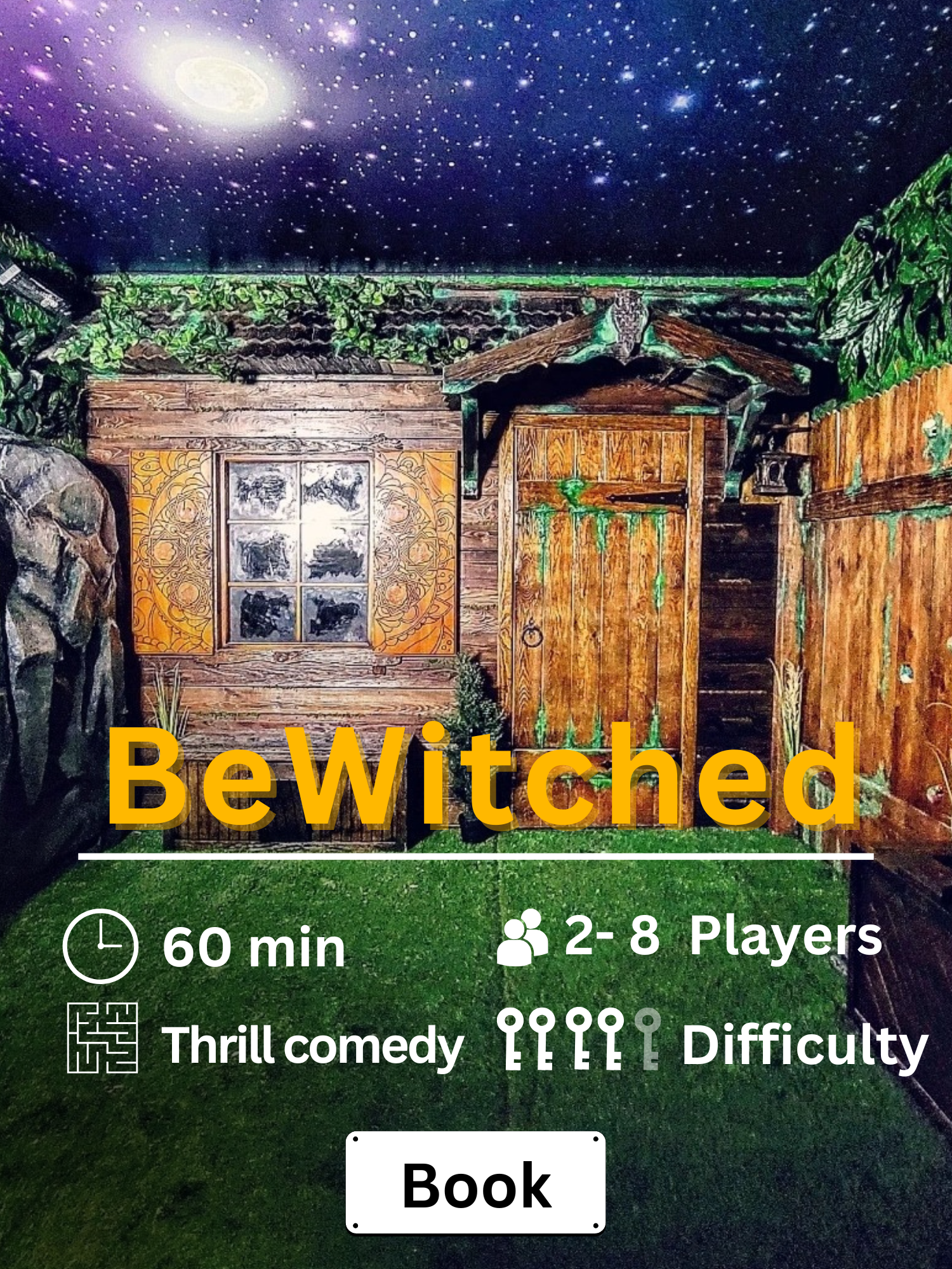 Witch escape room, escape room san diego,, escape room, escape room connecticut, escape room wethersfield, scary escape room